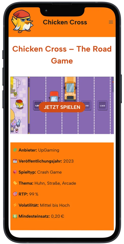 Chicken Cross App
